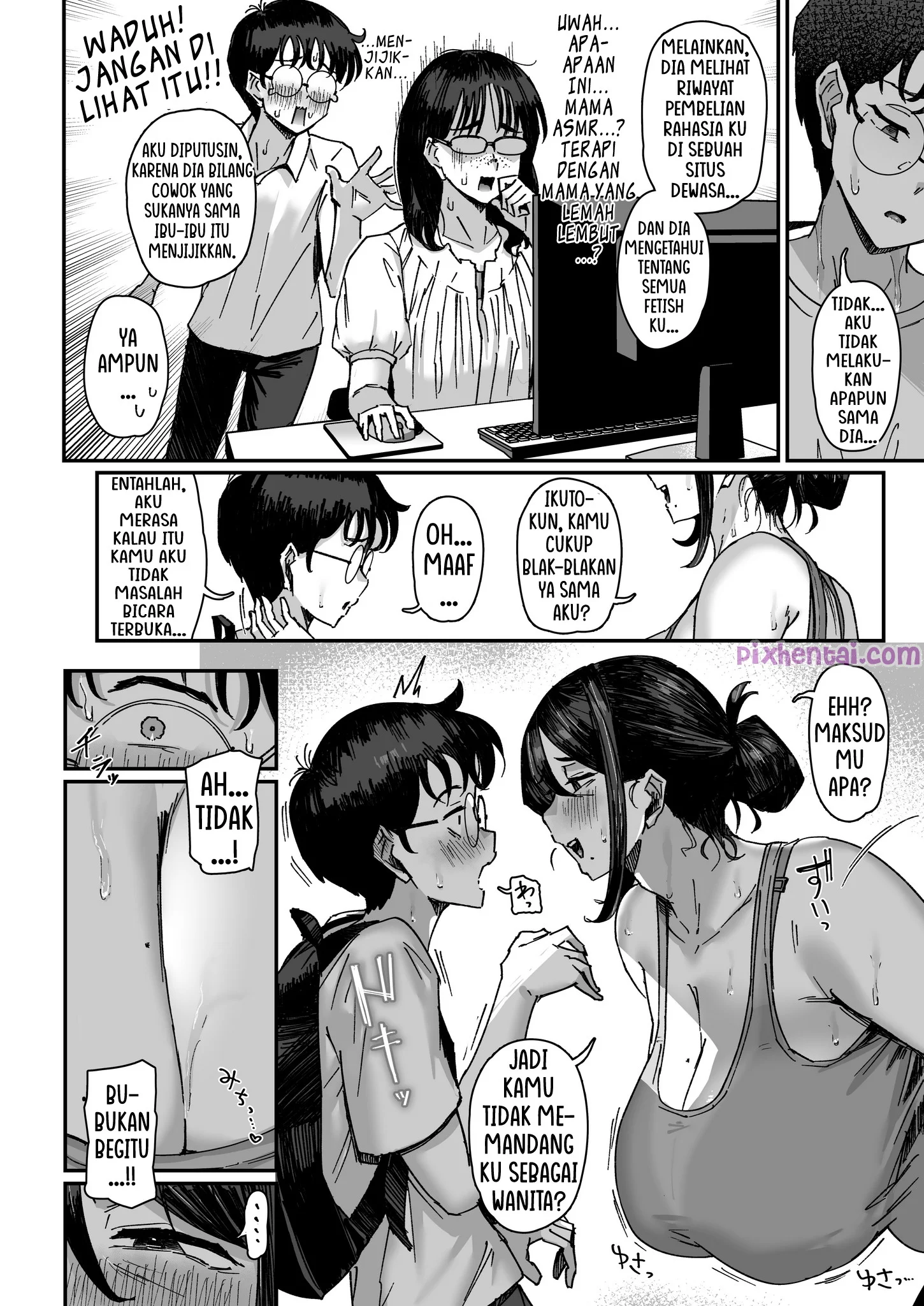 Komik hentai xxx manga sex bokep Shita no Kai no Yokkyuufuman na Mucchimuchi Mama-san kara no Approach ga Sugoi 5